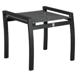 LC Garden Sondrino Gartenhocker Mit Kissen Aluminium/Polyester Schwarz/Grau -GartenMöbelPro Verkäufe lc garden sondrino hocker mit kissen aluminium polyester 1433039 3