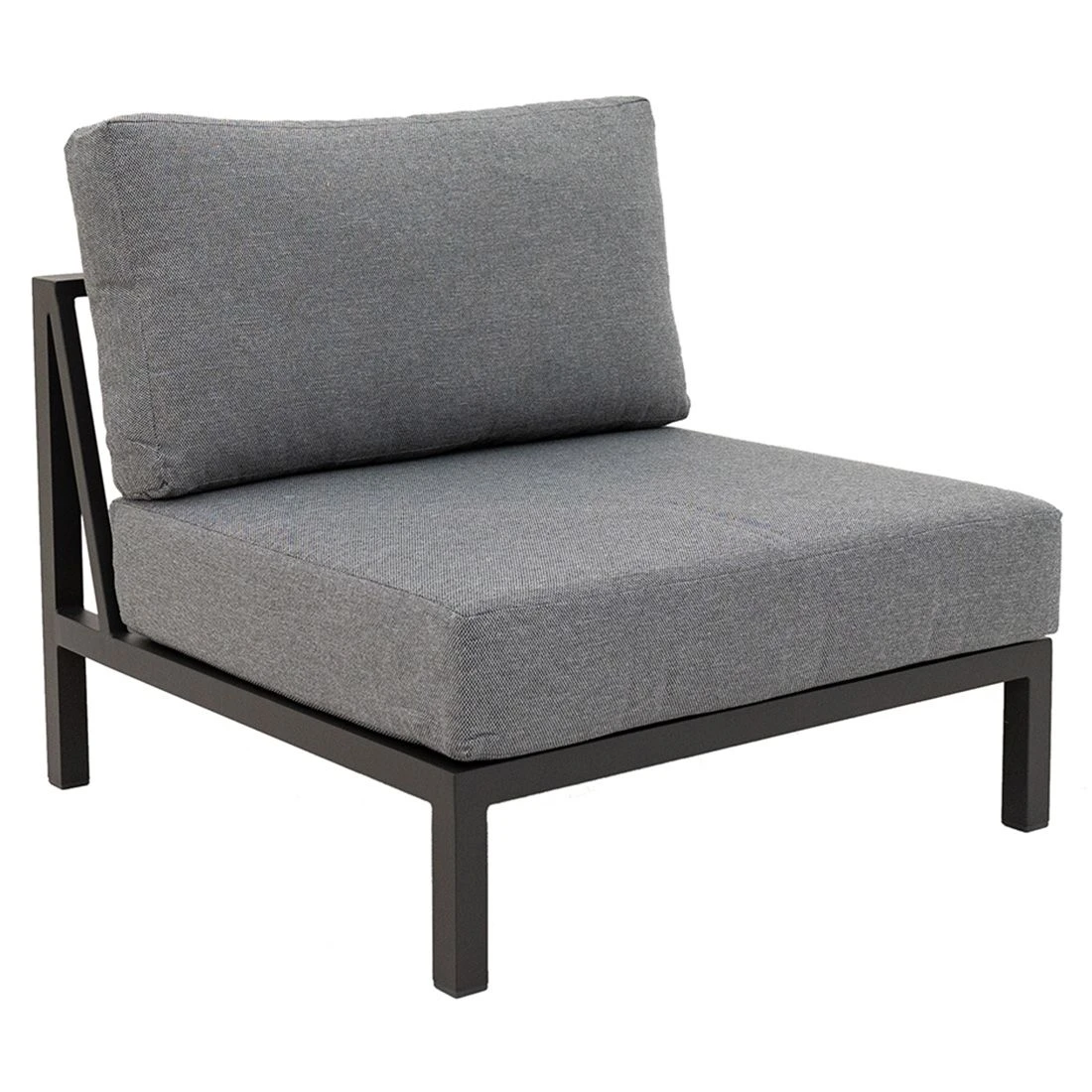 LC Garden Sondrino Mittelmodul 80x90 Cm Aluminium/Polyester Anthrazit/Off-White-Schwarz 3 LC Garden Sondrino Mittelmodul 80x90 Cm Aluminium/Polyester Anthrazit/Off-White-Schwarz