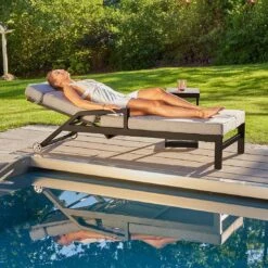 LC Garden Sondrino Gartenliege Aluminium/Textilene Schwarz-Matt/Silber -GartenMöbelPro Verkäufe lc garden sondrino rollliege aluminium textilene 1433083 2