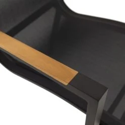 LC Garden Unicamo Stapelstuhl Aluminium/Textilene/Teak Anthrazit/Natur -GartenMöbelPro Verkäufe lc garden unicamo stapelstuhl aluminium textilene teak 1433303 5