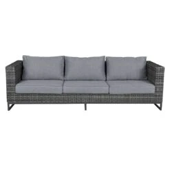 LC Garden Vivera Gartensofa Aluminium/Geflecht Anthrazit/Omega-Anthrazit -GartenMöbelPro Verkäufe lc garden vivera 3 sitzersofa 250x87x73cm aluminium geflecht 1432500 3