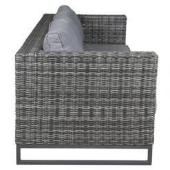 LC Garden Vivera Gartensofa Aluminium/Geflecht Anthrazit/Omega-Anthrazit -GartenMöbelPro Verkäufe lc garden vivera 3 sitzersofa 250x87x73cm aluminium geflecht 1432500 4