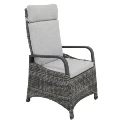 LC Garden Vivera Gartensessel Aluminium/Geflecht Anthrazit/Omega-Anthrazit