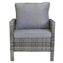 LC Garden Vivera Loungesessel Aluminium/Geflecht Grau/Omega-Anthrazit -GartenMöbelPro Verkäufe lc garden vivera loungesessel aluminium geflecht 1432445 2