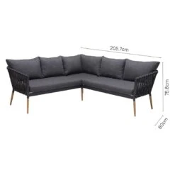 LifestyleGarden Ipanema Ecklounge Rope/Olefin Dunkelgrau/Grau 11 LifestyleGarden Ipanema Ecklounge Rope/Olefin Dunkelgrau/Grau -GartenMöbelPro Verkäufe lifestylegarden ipanema loungeecke rope olefin 1351936 3