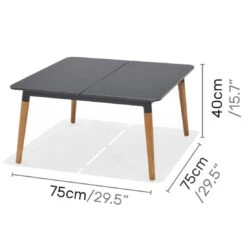 LifestyleGarden Ipanema Loungeset Teak/Olefin Natur/Dunkelgrau -GartenMöbelPro Verkäufe lifestylegarden ipanema loungeset teak olefin 1482066 9