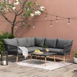 LifestyleGarden Ipanema Loungetisch 80x80cm Teak/WideDuraboard Teak/Dunkelgrau -GartenMöbelPro Verkäufe lifestylegarden ipanema loungetisch 80x80cm teak wideduraboard 1356072 8