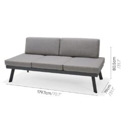 LifestyleGarden Opal Gartensofa Aluminium/Olefin Magnesium Grau/Roasted Sesame -GartenMöbelPro Verkäufe lifestylegarden opal gartensofa aluminium olefin 1440838 8