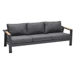 LifestyleGarden Palau Gartensofa 228cm Aluminium/Olefin Dunkelgrau -GartenMöbelPro Verkäufe lifestylegarden palau 3 sitzersofa 228cm aluminium olefin dunkelgrau 1204008 2
