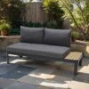 LifestyleGarden Portals Gartensofa Aluminium/Teak/Olefin Batman Black/Dunkelgrau 2 LifestyleGarden Portals Gartensofa Aluminium/Teak/Olefin Batman Black/Dunkelgrau -GartenMöbelPro Verkäufe lifestylegarden portals 2 sitzersofa aluminium teak olefin batman black dunkelgrau 1204030 1