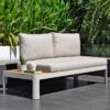 LifestyleGarden Portals Gartensofa Aluminium/Teak/Olefin Korallensand-Matt/Teak -GartenMöbelPro Verkäufe lifestylegarden portals 2 sitzersofa aluminium teak olefin korallensand matt teak 1282966 1
