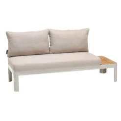 LifestyleGarden Portals Gartensofa Aluminium/Teak/Olefin Korallensand-Matt/Teak -GartenMöbelPro Verkäufe lifestylegarden portals 2 sitzersofa aluminium teak olefin korallensand matt teak 1282966 2