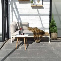 LifestyleGarden Portals Gartensofa Aluminium/Teak/Olefin Korallensand-Matt/Teak -GartenMöbelPro Verkäufe lifestylegarden portals 2 sitzersofa aluminium teak olefin korallensand matt teak 1282966 4