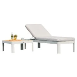 LifestyleGarden Portals Gartenliege Aluminium/Olefin Tisch 72x72cm Korallensand-Matt/Pergament -GartenMöbelPro Verkäufe lifestylegarden portals gartenliege aluminium olefin tisch 72x72cm 1482022 2