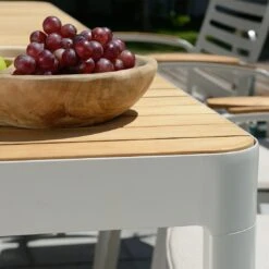 LifestyleGarden Portals Gartentisch 209x105cm Aluminium/Teak Korallensand-Matt/Teak -GartenMöbelPro Verkäufe lifestylegarden portals gartentisch 209x105cm aluminium teak korallensand matt teak 1283010 6