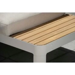 LifestyleGarden Portals Ecklounge 4tlg Aluminium/Teak/Olefin Korallensand-Matt/Teak -GartenMöbelPro Verkäufe lifestylegarden portals loungeecke 4tlg aluminium teak olefin korallensand matt teak 1328055 5