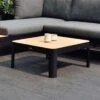 LifestyleGarden Portals Loungetisch 72x72cm Aluminium/Teak Batman Black/Teak -GartenMöbelPro Verkäufe lifestylegarden portals loungetisch 72x72cm aluminium teak batman black teak 1203810 1