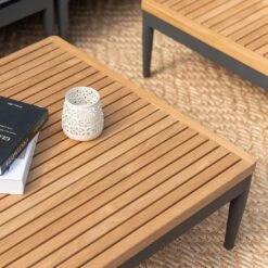 LifestyleGarden Topaz Loungeset Aluminium/Teakholz Magnesium Grau/Teak -GartenMöbelPro Verkäufe lifestylegarden topaz loungeset aluminium teakholz 1487005 10