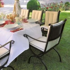 MBM Romeo Elegance Gartenmöbelset 13-teilig Mit Romeo Ausziehtisch 165/215x100cm Marone Antik -GartenMöbelPro Verkäufe mbm romeo elegance gartenmobelset 13 teilig mit romeo ausziehtisch 165 215x100cm 8
