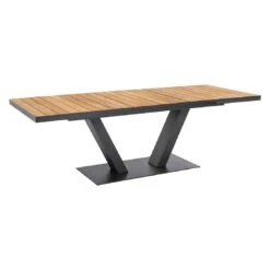 Musterring Den Haag Ausziehtisch 180/240x95cm Aluminium/Teak Anthrazit/Natur -GartenMöbelPro Verkäufe musterring den haag ausziehtisch 180 240x95cm aluminium teak 1472595 7