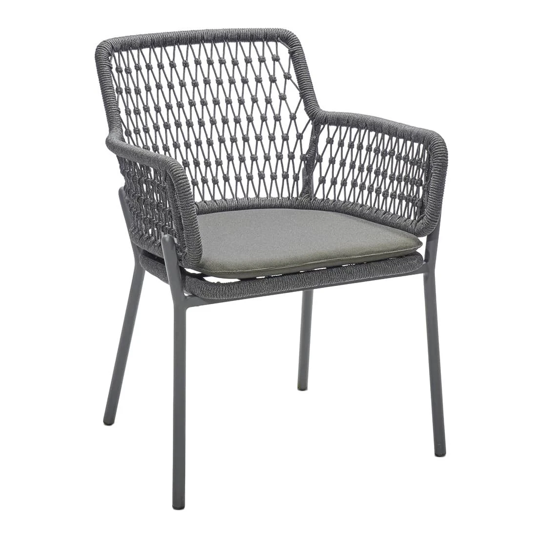 Musterring London Gartenmöbel-Set 7-tlg. Tisch 200x100cm Anthrazit/Grau 6 Musterring London Gartenmöbel-Set 7-tlg. Tisch 200x100cm Anthrazit/Grau – Bild 4