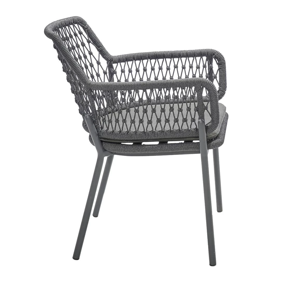 Musterring London Gartenmöbel-Set 7-tlg. Tisch 200x100cm Anthrazit/Grau 8 Musterring London Gartenmöbel-Set 7-tlg. Tisch 200x100cm Anthrazit/Grau – Bild 6