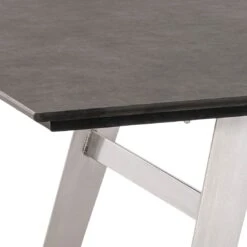 Musterring Portugal Gartentisch 200x95cm Edelstahl/HPL Silber/Graphit -GartenMöbelPro Verkäufe musterring portugal gartentisch 220x95cm edelstahl hpl 1472716 3