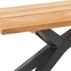 Musterring Rotterdam Gartenbank 280cm Edelstahl/Teak Anthrazit/Natur -GartenMöbelPro Verkäufe musterring rotterdam 4 sitzerbank 240cm edelstahl teak 1472881 3