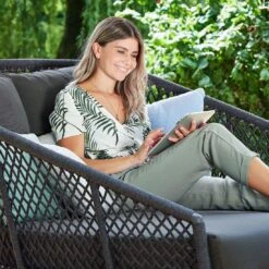 Musterring Ibiza Sonnenbett Aluminium/Outdoorstoff Anthrazit/Grau -GartenMöbelPro Verkäufe musterring sonnenbett 149x156cm aluminium outdoorstoff anthrazit grau 1213853 6