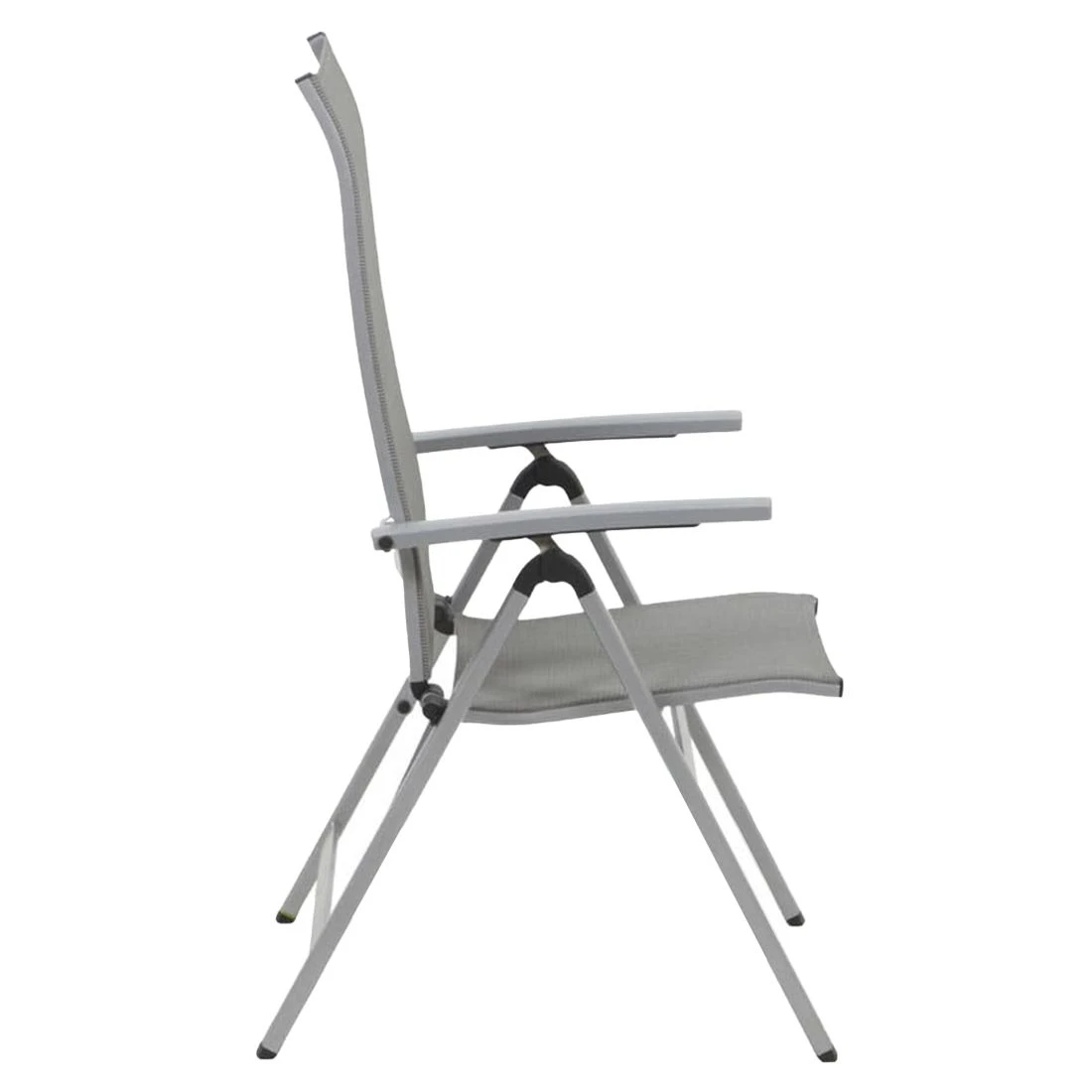 MWH Fabulo Klappsessel Aluminium/Textilene Silber/Grau 5 MWH Fabulo Klappsessel Aluminium/Textilene Silber/Grau – Bild 3