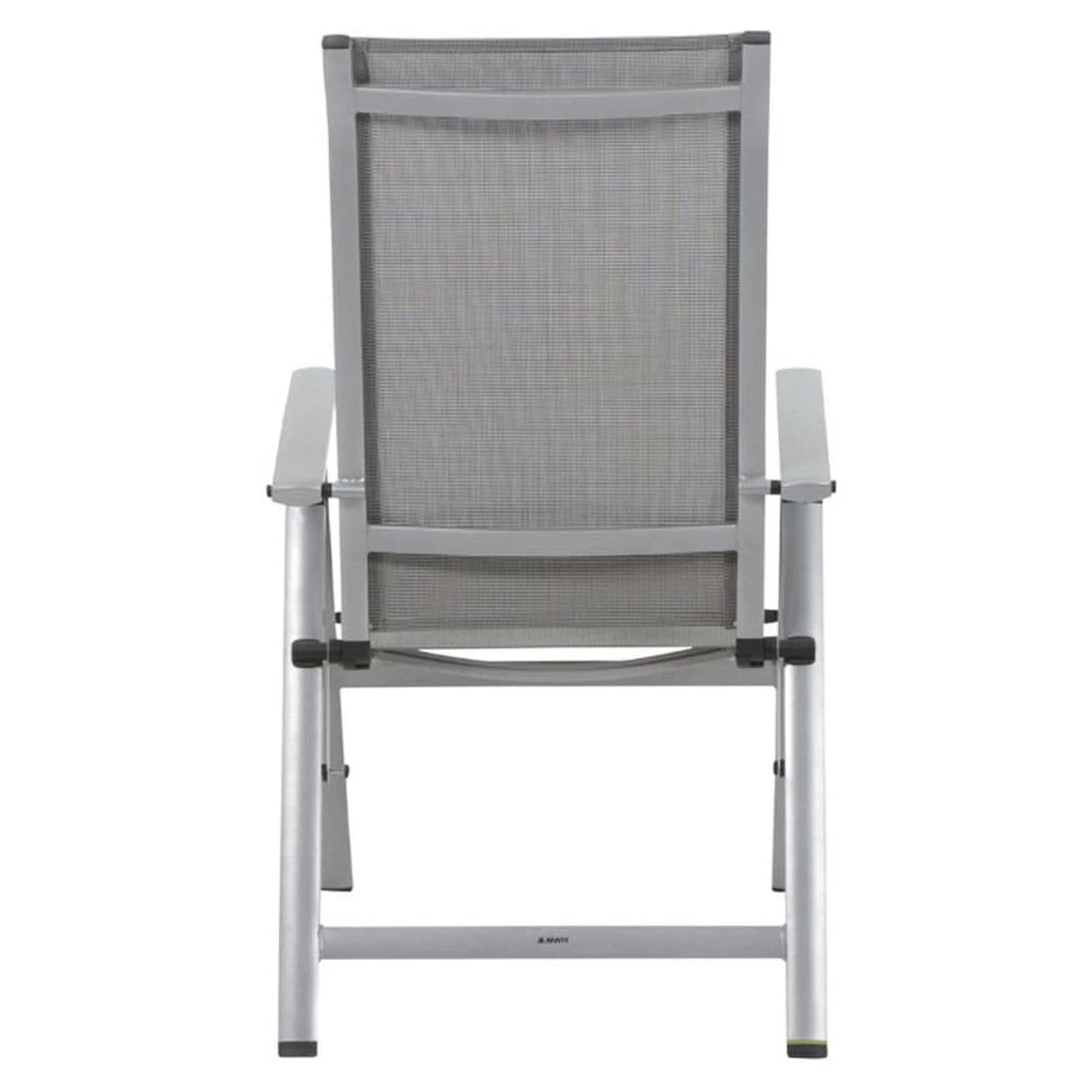 MWH Fabulo Klappsessel Aluminium/Textilene Silber/Grau 7 MWH Fabulo Klappsessel Aluminium/Textilene Silber/Grau – Bild 5