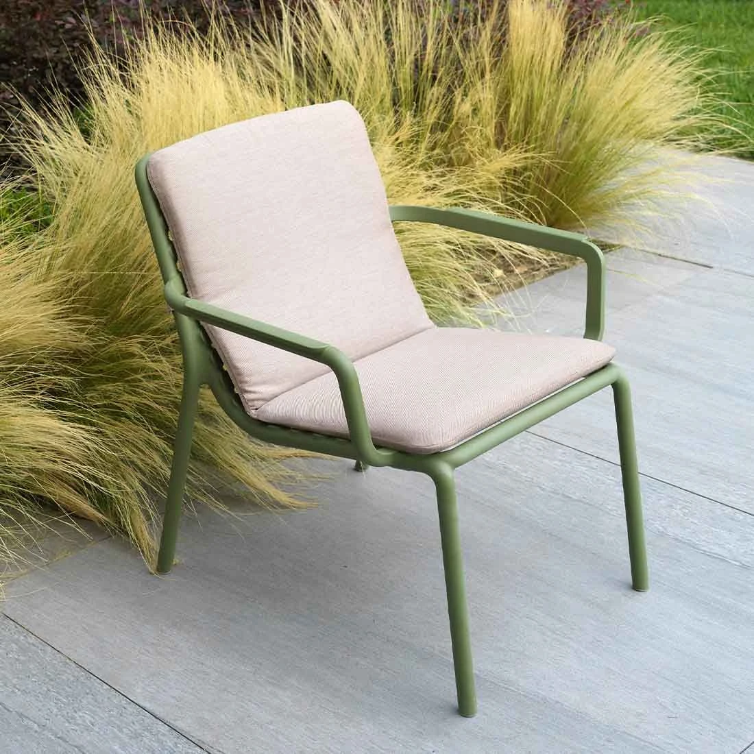 Nardi Doga Relax Loungesessel Kunststoff/Polyacryl Agave/Leinen 4 Nardi Doga Relax Loungesessel Kunststoff/Polyacryl Agave/Leinen – Bild 2