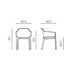 Nardi Net Stapelsessel Kunststoff Weiß -GartenMöbelPro Verkäufe nardi net stapelsessel kunststoff 1481109 6