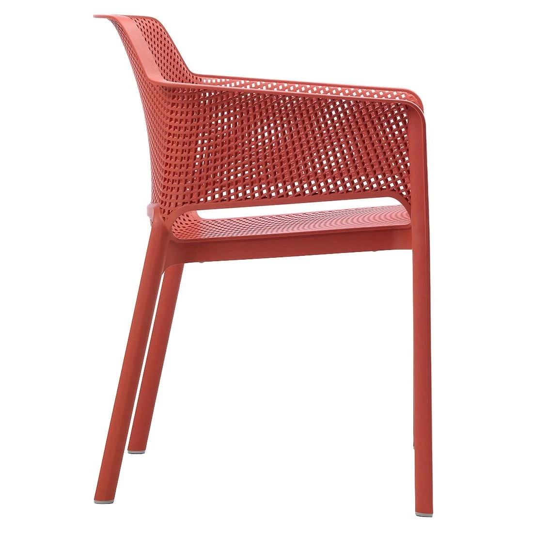 Nardi Net Stapelsessel Kunststoff Koralle 5 Nardi Net Stapelsessel Kunststoff Koralle – Bild 3