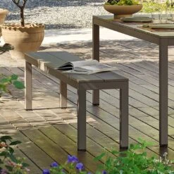 Nardi Rio Gartenbank 195cm Aluminium Tortora -GartenMöbelPro Verkäufe nardi rio 3 sitzerbank 195cm aluminium 1388544 2