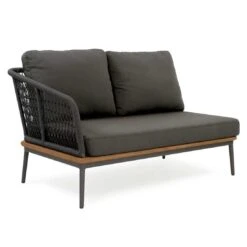 Niehoff Freeport Ecklounge 4-tlg. Mit Tisch 89x89cm Anthrazit -GartenMöbelPro Verkäufe niehoff freeport loungeecke 4 tlg mit tisch 89x89cm 1412084 3