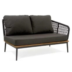 Niehoff Freeport Ecklounge 4-tlg. Mit Tisch 89x89cm Anthrazit -GartenMöbelPro Verkäufe niehoff freeport loungeecke 4 tlg mit tisch 89x89cm 1412084 4