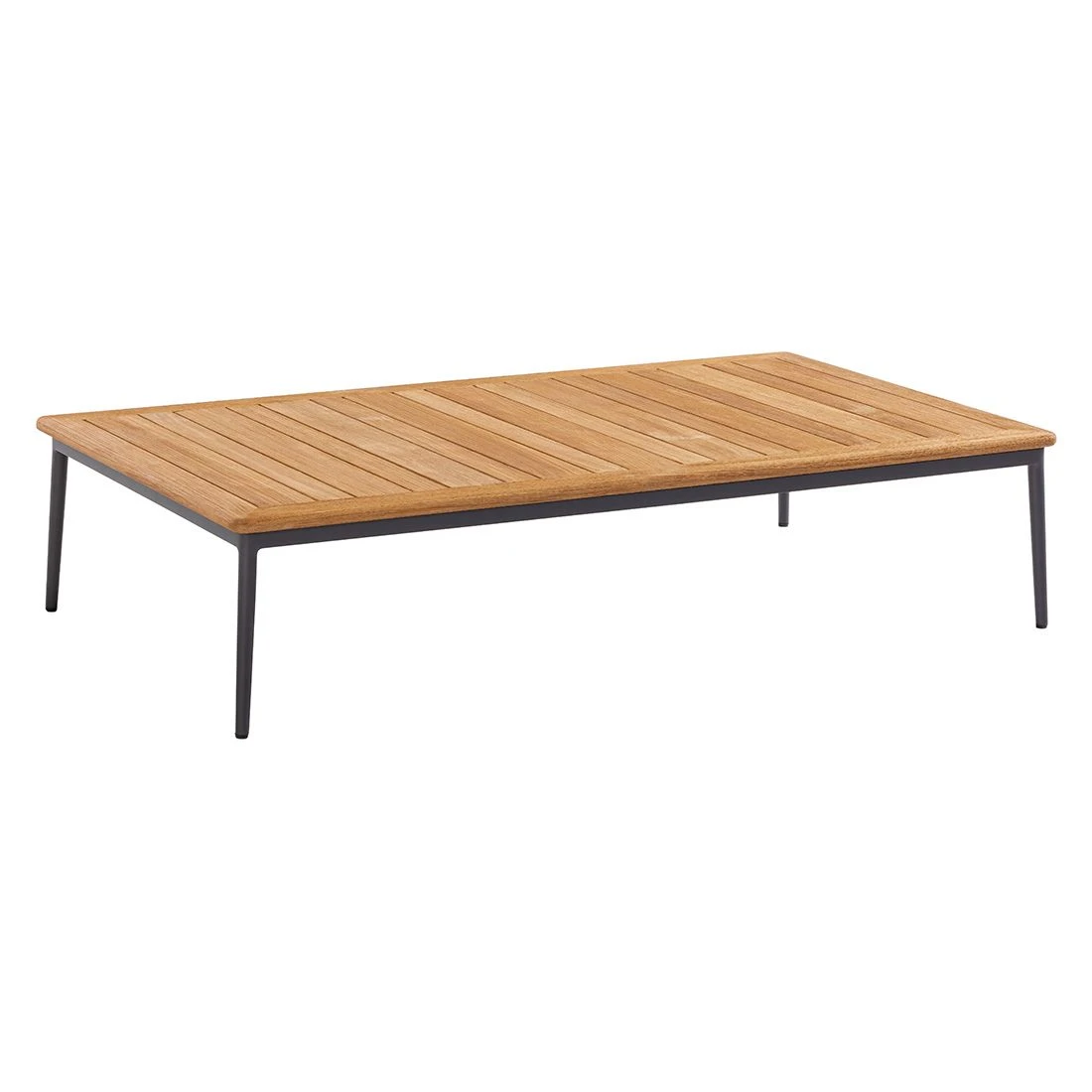 Niehoff Freeport Loungetisch 160x90x38,5cm Aluminium/Teak Anthrazit/Natur 3 Niehoff Freeport Loungetisch 160x90x38,5cm Aluminium/Teak Anthrazit/Natur