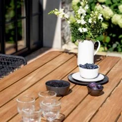 Niehoff Kubu Gartenmöbelset 5-tlg. Mit Tisch 220x95cm Anthrazit -GartenMöbelPro Verkäufe niehoff kubu gartenmoebelset 7 tlg mit tisch 220x95cm 1411996 5