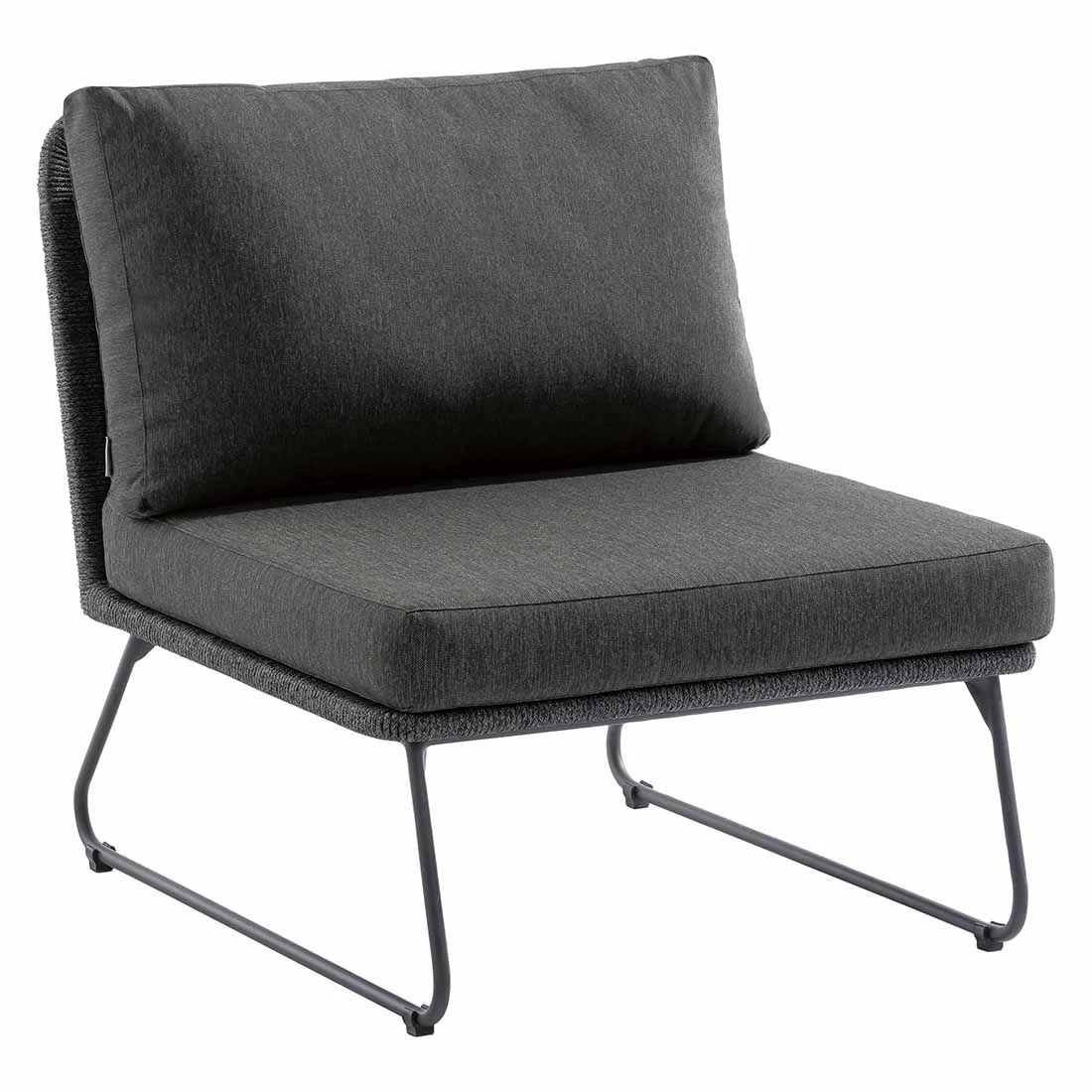 Niehoff Kubu Mittelmodul Aluminium/Rope/Olefin Anthrazit/Schwarz 3 Niehoff Kubu Mittelmodul Aluminium/Rope/Olefin Anthrazit/Schwarz