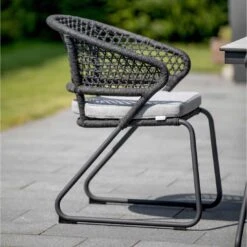 Niehoff Levina Gartensessel Aluminium/Rope/Olefin Anthrazit/Hellgrau -GartenMöbelPro Verkäufe niehoff levina diningsessel aluminium rope olefin 1377753 3