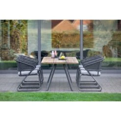 Niehoff Levina Gartensessel Aluminium/Rope/Olefin Anthrazit/Hellgrau -GartenMöbelPro Verkäufe niehoff levina diningsessel aluminium rope olefin 1377753 8