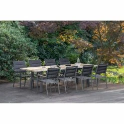 Niehoff Nantes Stapelsessel Aluminium/Textilene Anthrazit/Schwarz -GartenMöbelPro Verkäufe niehoff nantes stapelsessel aluminium textilene 1352112 5