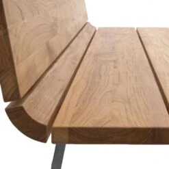 Niehoff Nova Gartenbank 200cm Aluminium/Teak Gebürstet Anthrazit/Natur -GartenMöbelPro Verkäufe niehoff nova 3 sitzerbank 200cm aluminium teak 1378072 2