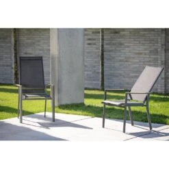 Niehoff Palos Flex Gartensessel Aluminium/Textilene Anthrazit/Schwarz -GartenMöbelPro Verkäufe niehoff palos flex hochlehner aluminium textilene 1353982 5