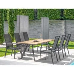 Niehoff Palos Flex Gartensessel Aluminium/Textilene Anthrazit/Schwarz -GartenMöbelPro Verkäufe niehoff palos flex hochlehner aluminium textilene 1353982 6