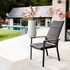 Niehoff Palos Plus Gartensessel Aluminium/Textilene Anthrazit/Schwarz -GartenMöbelPro Verkäufe niehoff palos plus hochlehner aluminium textilene 1353971 5