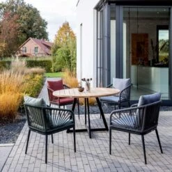 Niehoff Pino Diningsessel Aluminium/Rope Anthrazit -GartenMöbelPro Verkäufe niehoff pino diningsessel aluminium rope 1377797 4