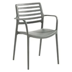 Niehoff San Remo Stapelstuhl Polypropylen Grau