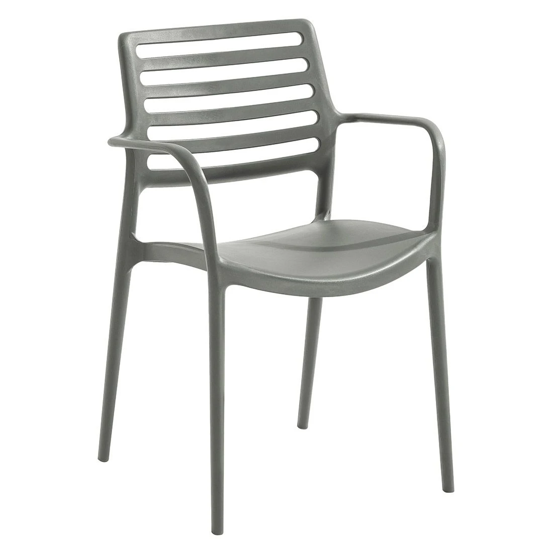 Niehoff San Remo Stapelstuhl Polypropylen Grau 3 Niehoff San Remo Stapelstuhl Polypropylen Grau